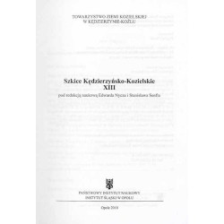 Szkice Kędzierzyńsko-Kozielskie. T.13 (2010)