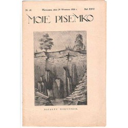 Moje Pisemko. R.26 (1928). Nr 40 (29 września 1928)