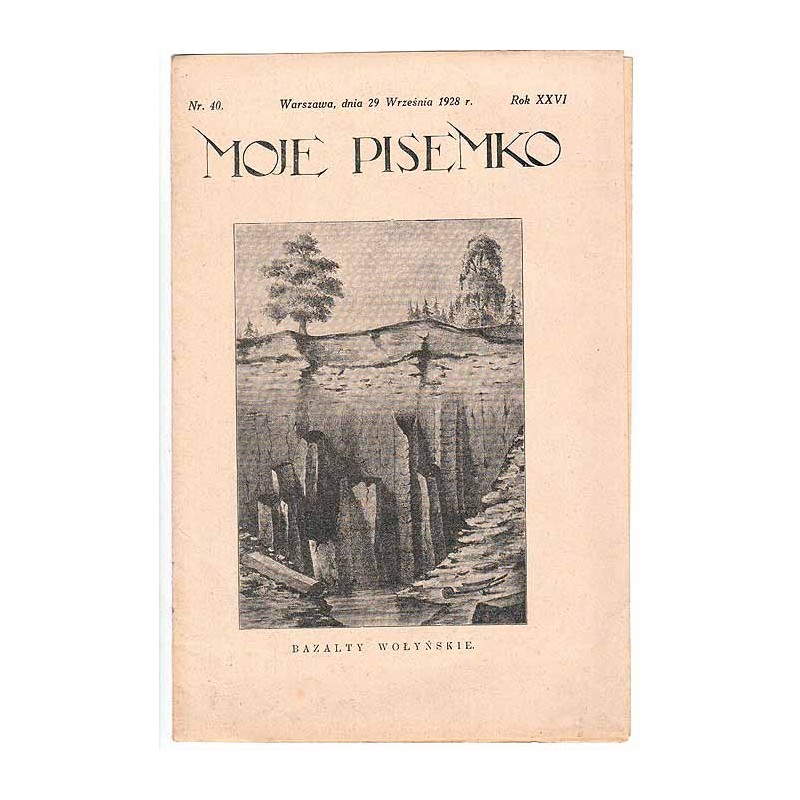Moje Pisemko. R.26 (1928). Nr 40 (29 września 1928)