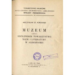 Muzeum czyli Królewskie Towarzystwo Nauk i Literatury w Aleksandrii