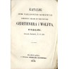 Katalog dzieł nakładowych i komisowych Księgarni i Składu Nut Muzycznych Gebethnera i Wolffa