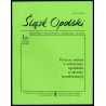 Śląsk Opolski. Środowisko, społeczeństwo, gospodarka, kultura. R.13 (2003). Nr 1 (48). Procesy zmian w rolnictwie opolskim w okr