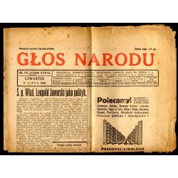 Głos Narodu. Dziennik Polityczny. R.37 (1930). Nr 185