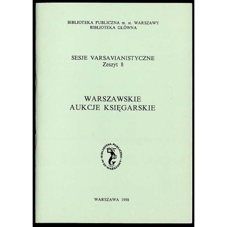 Warszawskie aukcje księgarskie