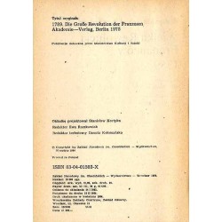 Wielka Rewolucja Francuzów 1789