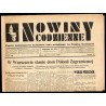 Nowiny Codzienne. Pismo poświęcone sprawom ludu polskiego na Śląsku Opolskim. R.26 (1936). Nr 216 (19 września 1936)