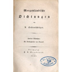 Corregio. Trauerspiel in fünf Akten Morgenländische Dichtungen. B.2: Die Drillingbrüder von Damask