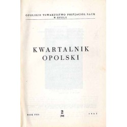 Kwartalnik Opolski. R.8 (1962). Nr 2 (30)