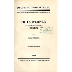 Fritz Werner Aktiengesellschaft Berlin