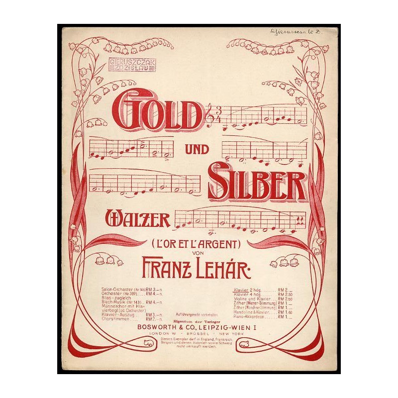 Gold und Silber. Walzer