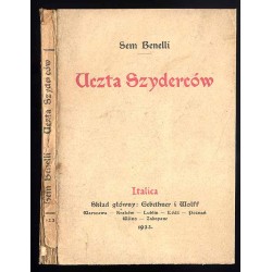 Uczta szyderców. Poemat dramatyczny w 4 aktach