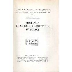 Historia filologii klasycznej w Polsce