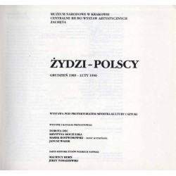Żydzi - Polscy. Grudzień 1989 - luty 1990. Wystawa pod protektoratem Ministra Kultury i Sztuki. Muzeum Narodowe w Krakowie, Cent