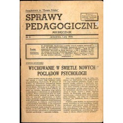 Sprawy Pedagogiczne. Miesięcznik. 1945. Nr 2 (Luty 1945)