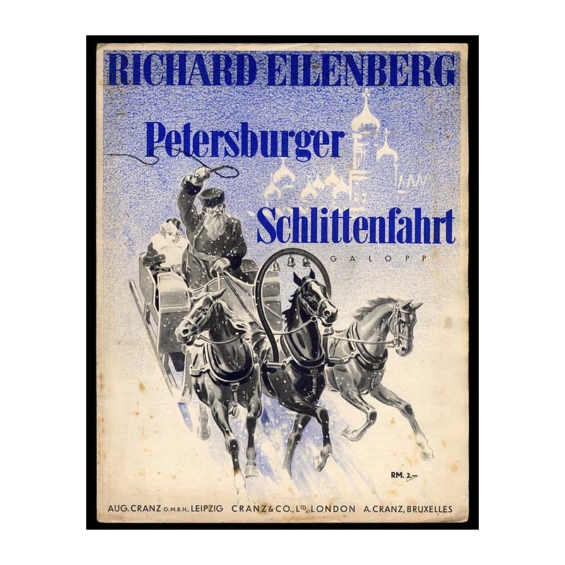 Petersburger Schlittenfahrt. Galopp. En Traineau. Souvenir de St. Pétersbourg. Op. 57