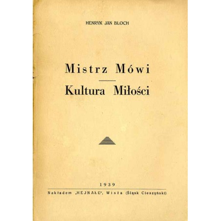 Mistrz mówi Kultura miłości