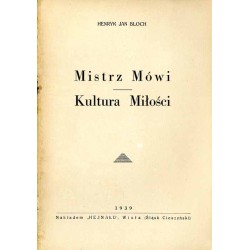 Mistrz mówi Kultura miłości