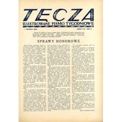 Tęcza. Ilustrowane pismo tygodniowe. R. 2 (1928). Z. 48 (1 grudnia 1928) / Stanisław Turewicz okładka art déco / Lwów 1918 Czesł