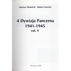 4 Dywizja Pancerna 1941-1945. Vol. V