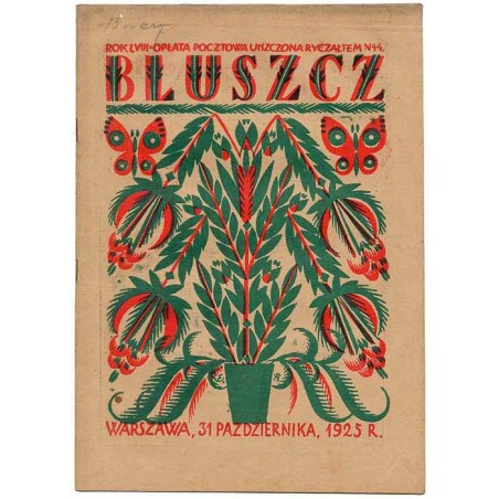 Bluszcz. Pismo tygodniowe ilustrowane dla kobiet. R.58 (1925). Nr 44 (31 października 1925)
