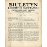 Biuletyn Zachodnio-Słowiański  Západo-Slovansky Vestnik  West-Slavian Bulletin. R.1 (1940). Nr 2