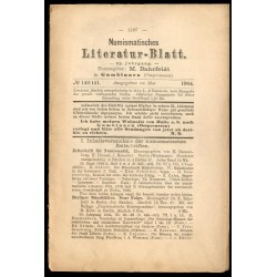 Numismatisches Literatur-Blatt. 25. Jahrgang (1904). Nr 140-141 (Mai 1904)