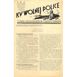 Ku Wolnej Polsce. Tygodnik Wojska Polskiego na Środkowym Wschodzie. Codzienny biuletyn informacyjny. 1942. Nr 36-A (14 marca 194