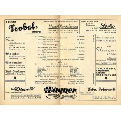 Programmblätter des Oberschlesischen Landestheaters. Oberschlesiches Landestheater Beuthen. Spielziet 1940/41. Heft 13 (13. Apri