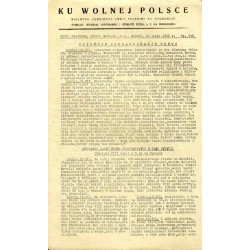 Ku Wolnej Polsce. Biuletyn codzienny Armii Polskiej na Wschodzie. (1943). Nr 308 (20 lipca 1943)