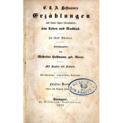 E.T.A. Hoffmann's ausgewählte Schriften. B.11-12, 14-15. 4voluminy