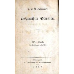 E.T.A. Hoffmann's ausgewählte Schriften. B.11-12, 14-15. 4voluminy