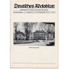 Deutsches Adelsblatt. 20. Jahrgang (1981). Nr 11 (15 XI 1981) [Schloß Gelting / Holstein]