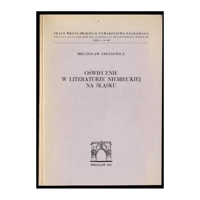 Oświecenie w literaturze niemieckiej na Śląsku