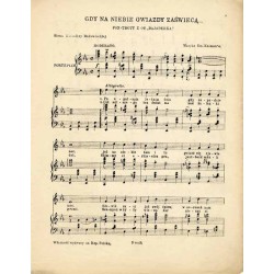 Gdy na niebie gwiazdy zaświecą... Fox-Trott z op. "Bajaderka."