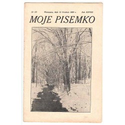 Moje Pisemko. R.28 (1930). Nr 50 (13 grudnia 1930)