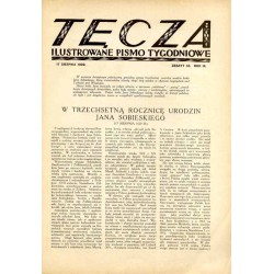 Tęcza. Ilustrowane pismo tygodniowe. R.3 (1929). Z. 33 (17 sierpnia 1929) / Zbigniew Pronaszko / Jan III Sobieski oraz rodzina i