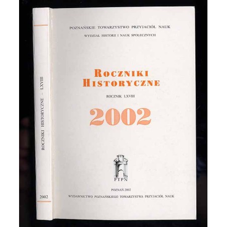 Roczniki Historyczne. R.68 (2002)