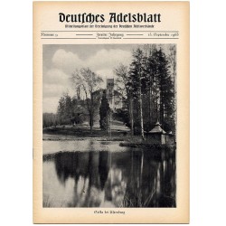 Deutsches Adelsblatt. 2. Jahrgang (1963). Nr 9 (15 IX 1963) [Selka bei Altenburg]