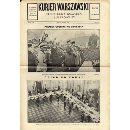 Kurjer Warszawski. Niedzielny dodatek ilustrowany. R.117 (1937). Nr 24 (24 stycznia 1937) / Żolibórz, Helenów Potockich