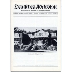 Deutsches Adelsblatt. 13. Jahrgang (1974). Nr 9 (15 IX 1974) Wesslienen, Kr. Heilgenbeil / Ostpr.]