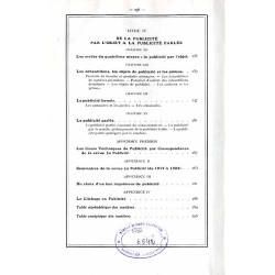 Traité pratique de Publicité Commerciale et Industrielle. Cz.2: Les Moyens de Publicité