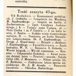 Tęcza. Ilustrowane pismo tygodniowe. R.3 (1929). Z. 43 (26 października 1929) / Jan Rudnicki / Wilno Joachim Lelewel