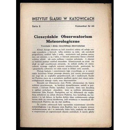 Cieszyńskie Obserwatorium Meteorologiczne