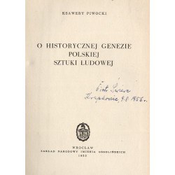 O historycznej genezie polskiej sztuki ludowej