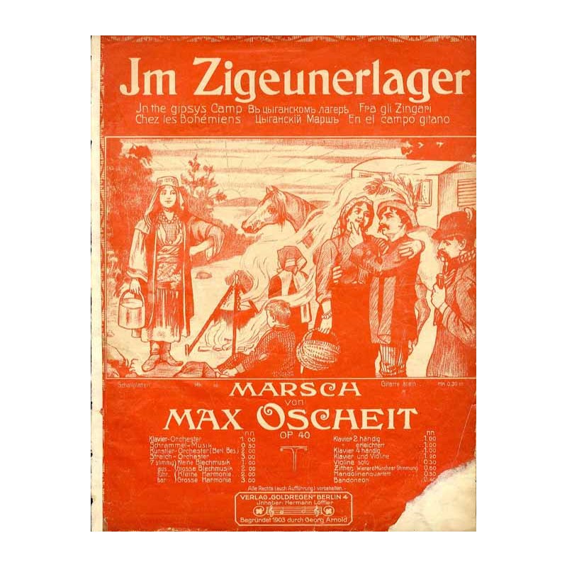 Im Zigeunerlager. Marsch. Op. 40