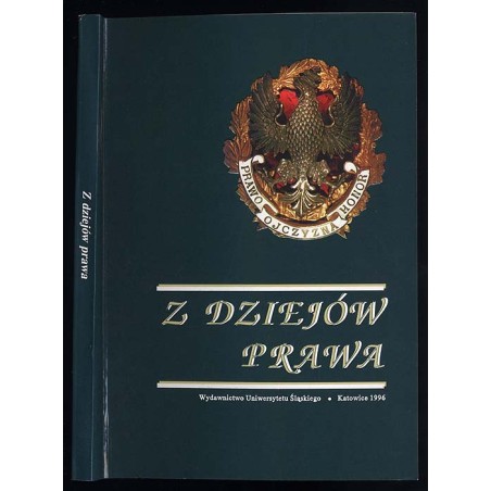 Z dziejów prawa. [Część 1]