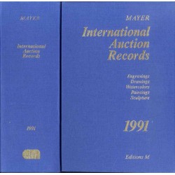 Mayer International Auction Records 1991. Vol. XXV - 25th year, 1st of January - 31st December 1990. Engravings, Drawings, Water