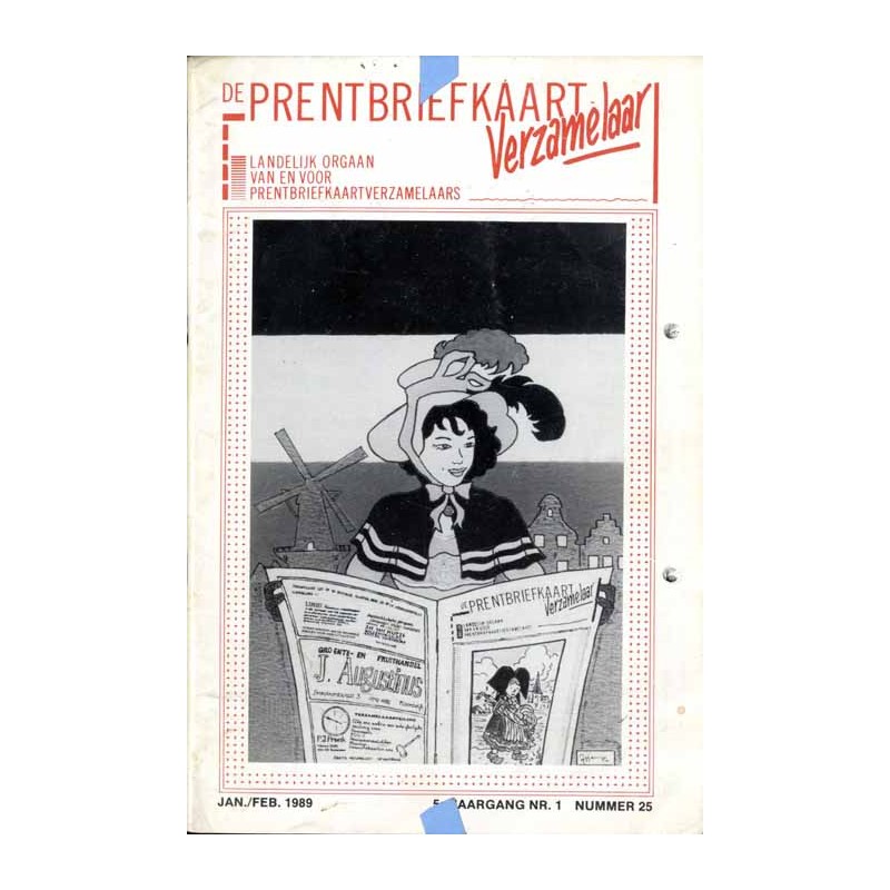 De Prentbriefkaart Verzameler. Landelijk Orgaan van en voor Prentbriefkaartenverzamelaars. R.5 (1989). Nr 25 (Jan./Feb. 1989)