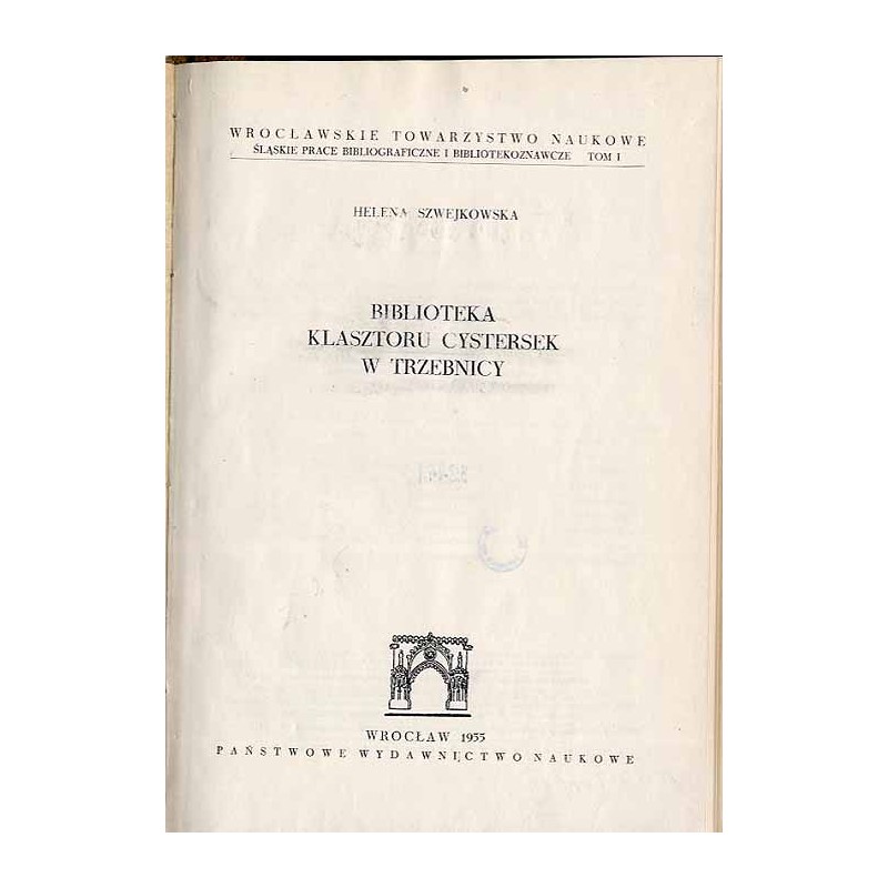 Biblioteka klasztoru cystersek w Trzebnicy