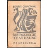 Niedyskrecje teatralne